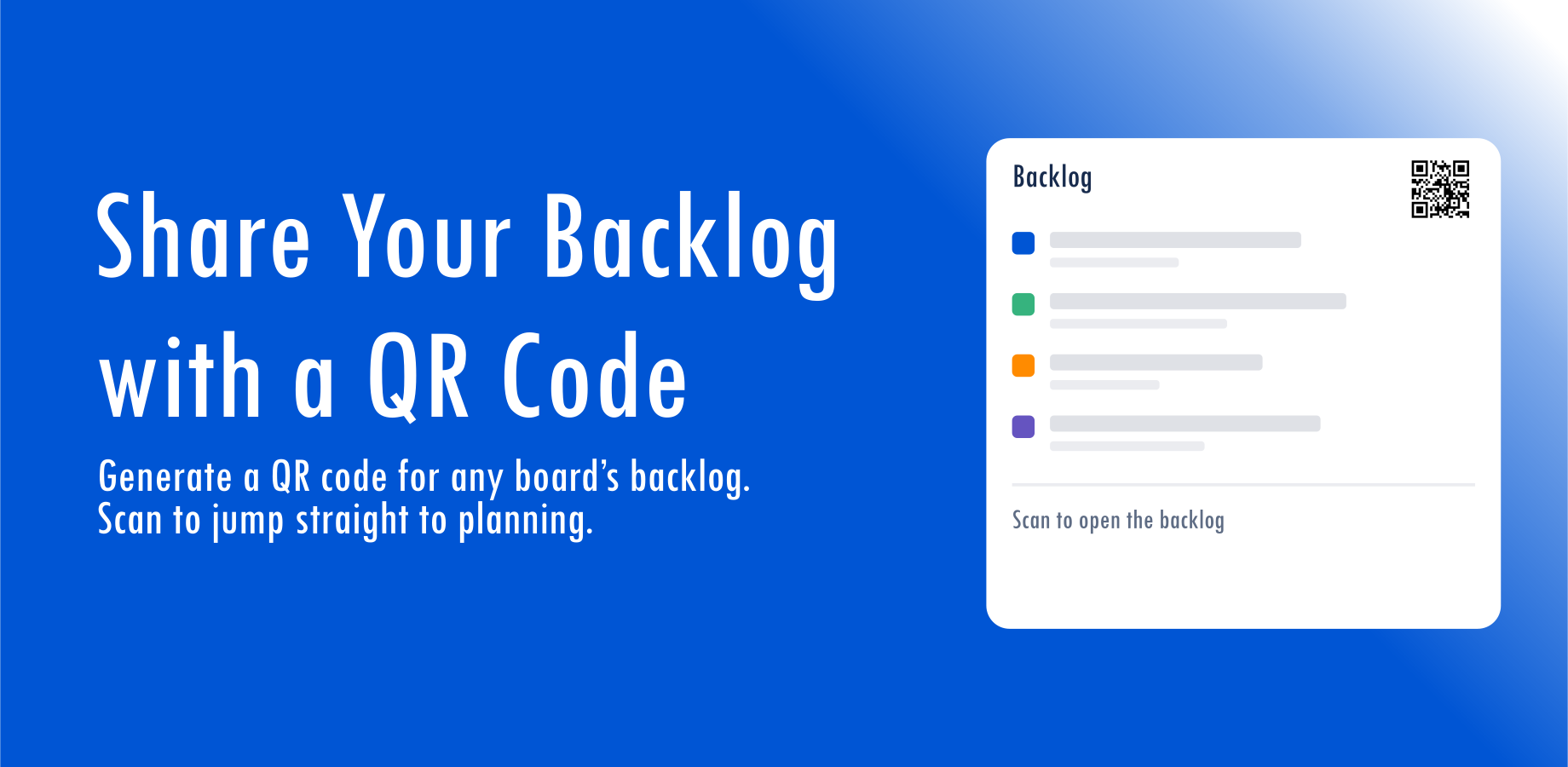 Share your backlog