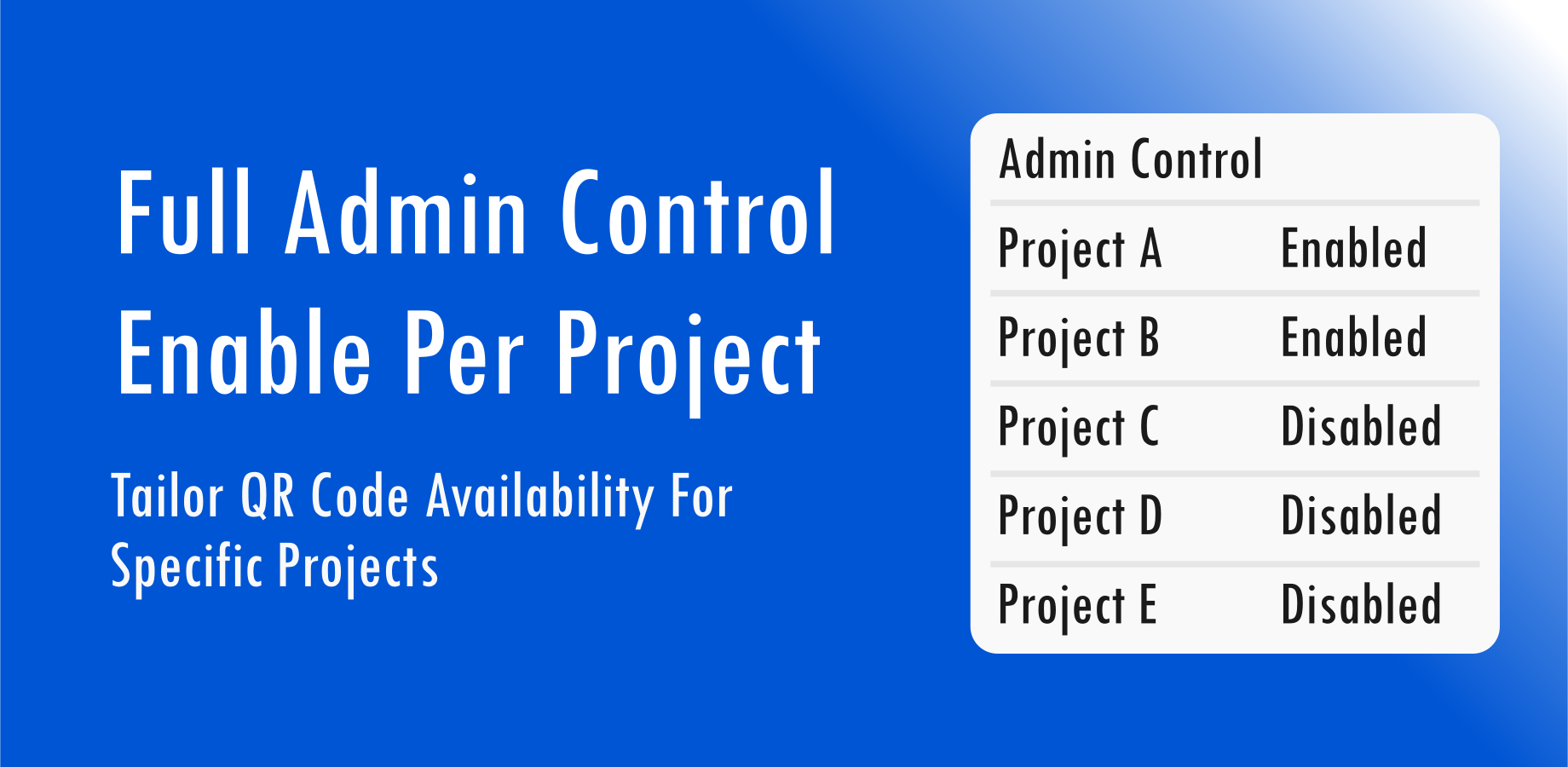 Full admin control
